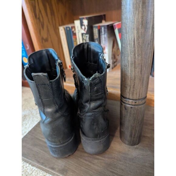 Harley Davidson Amherst Moto Soft Toe Biker Motorcycle Riding Boots Women's 8 - Picture 3 of 7